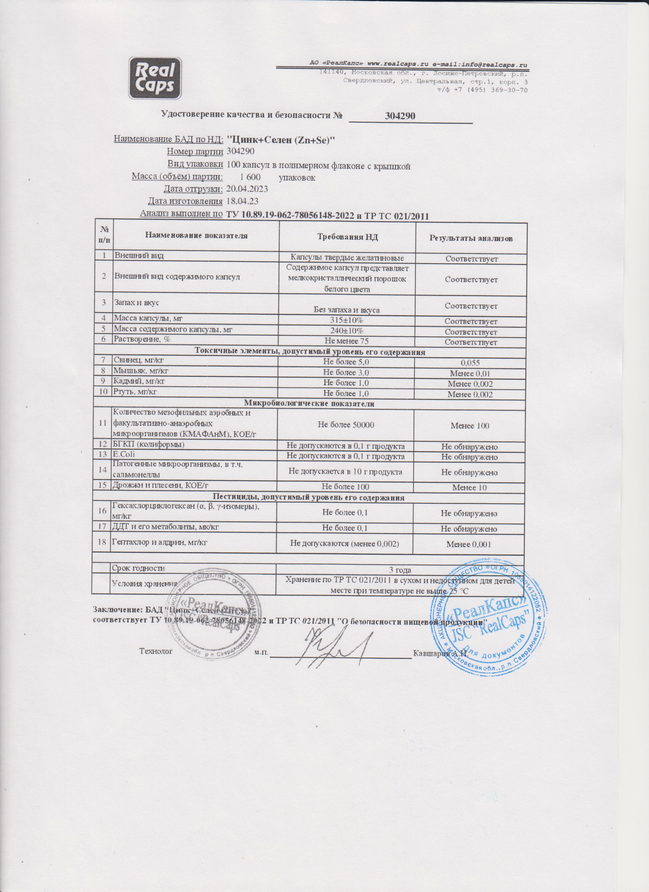 Паспорт №042023